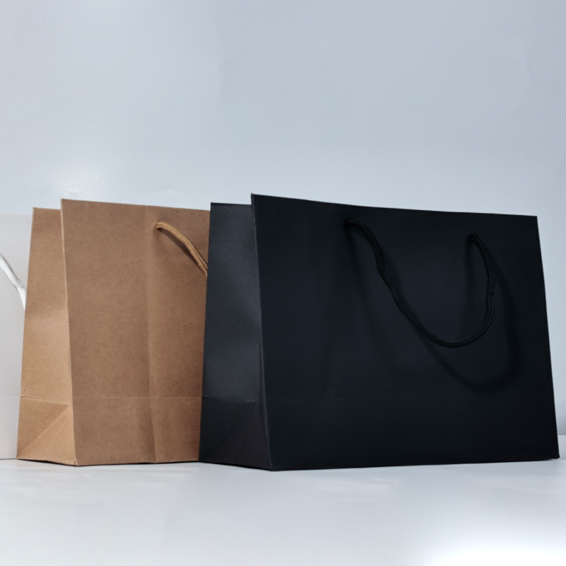 Multi-color paper bag