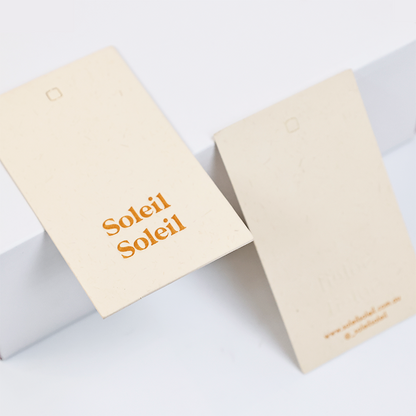 Off-white pattern embossed hangtag 1.29