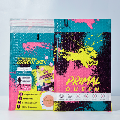 Pattern full color printing co-extrusion film express bubble bag 4.10