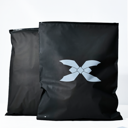 Black PE zipper bag
