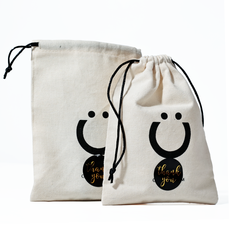 Off-white cotton drawstring bag 3.14