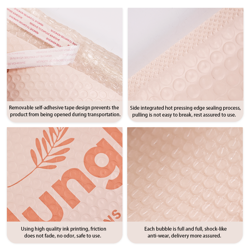 Pink co-extrusion film self-sealing courier bag 2.29