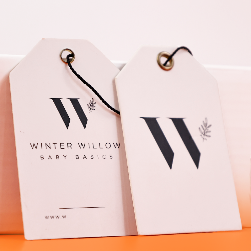 White special-shaped tag 2.29