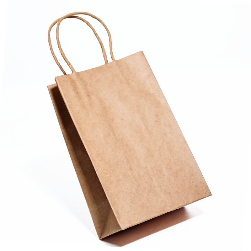 Small size kraft paper handbag