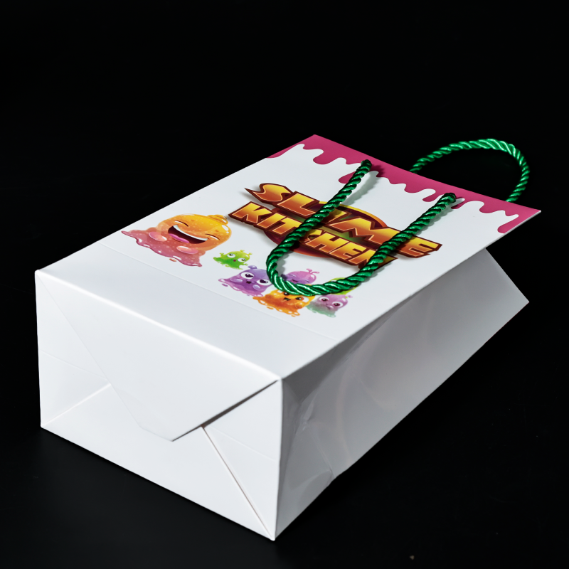 Small size full-print glossy film tote bag