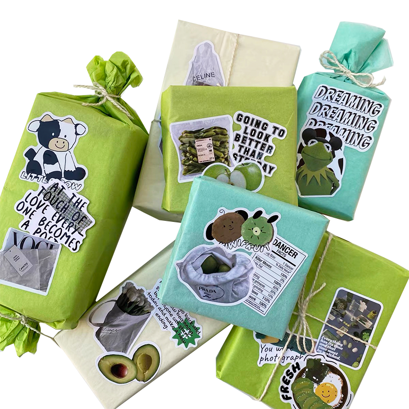 Retro irregular newspaper gift box wrapping paper