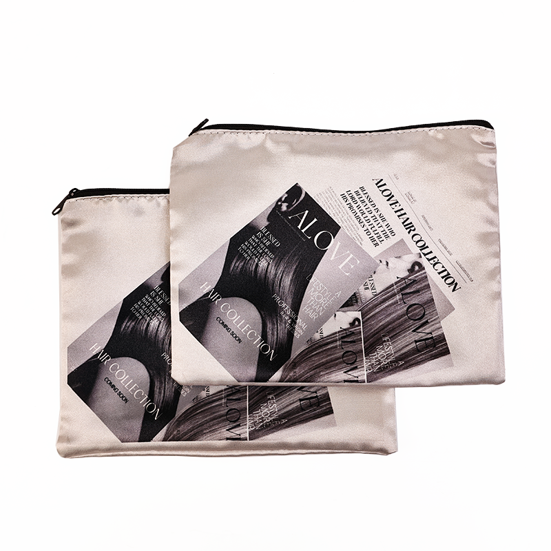 All over printed silk zipper bag 7.18