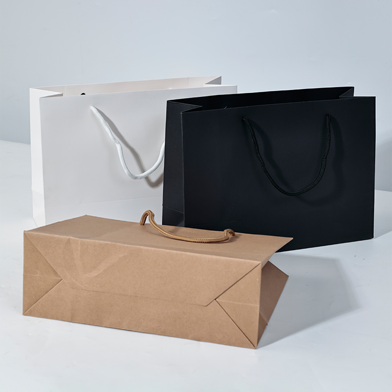Multi-color paper bag