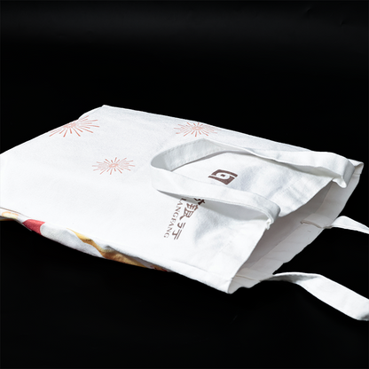 White long crossbody canvas bag 3.25