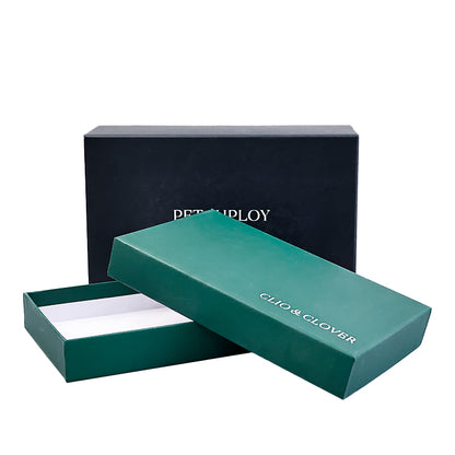 Black and green lid gift box