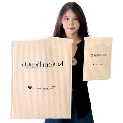 Flesh pink multi-size self-adhesive bubble courier bag 12.5
