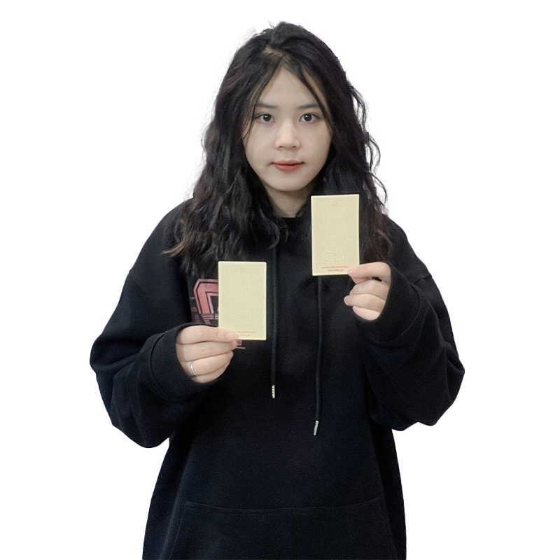 Off-white pattern embossed hangtag 1.29