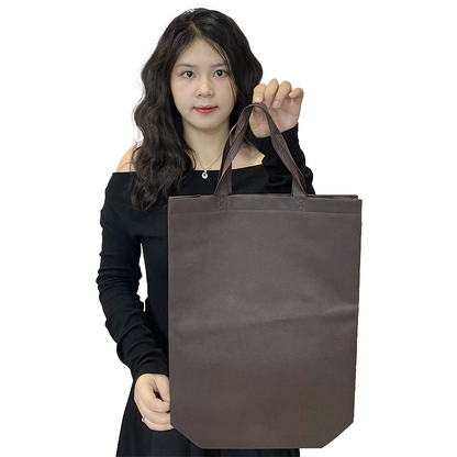 Brown long non-woven tote bag 4.30